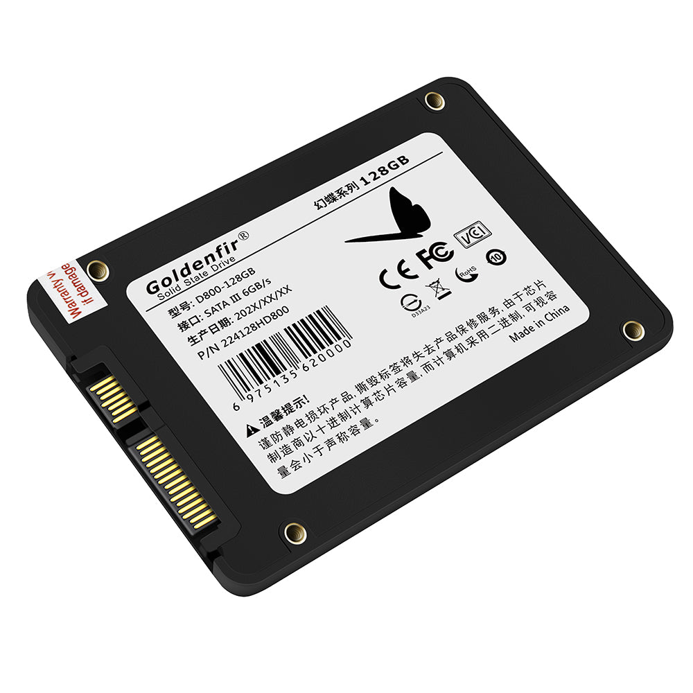 Disques SSD Phantom Butterfly 128 Go à 1 To compatibles avec SATA 3.0